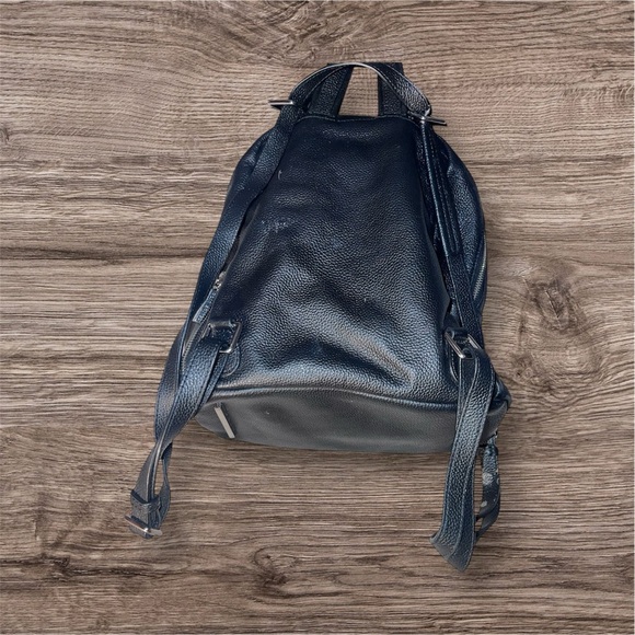 Celine Dion Black Leather Backpack - Picture 3 of 6